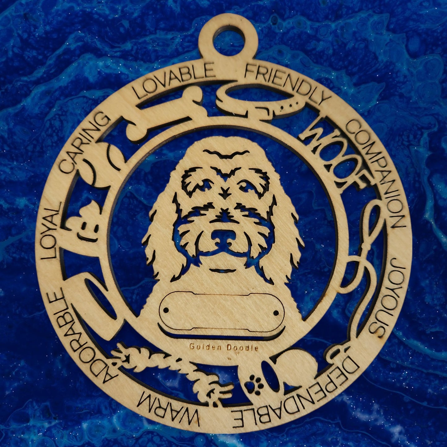 Goldendoodle Dog Ornament (82)