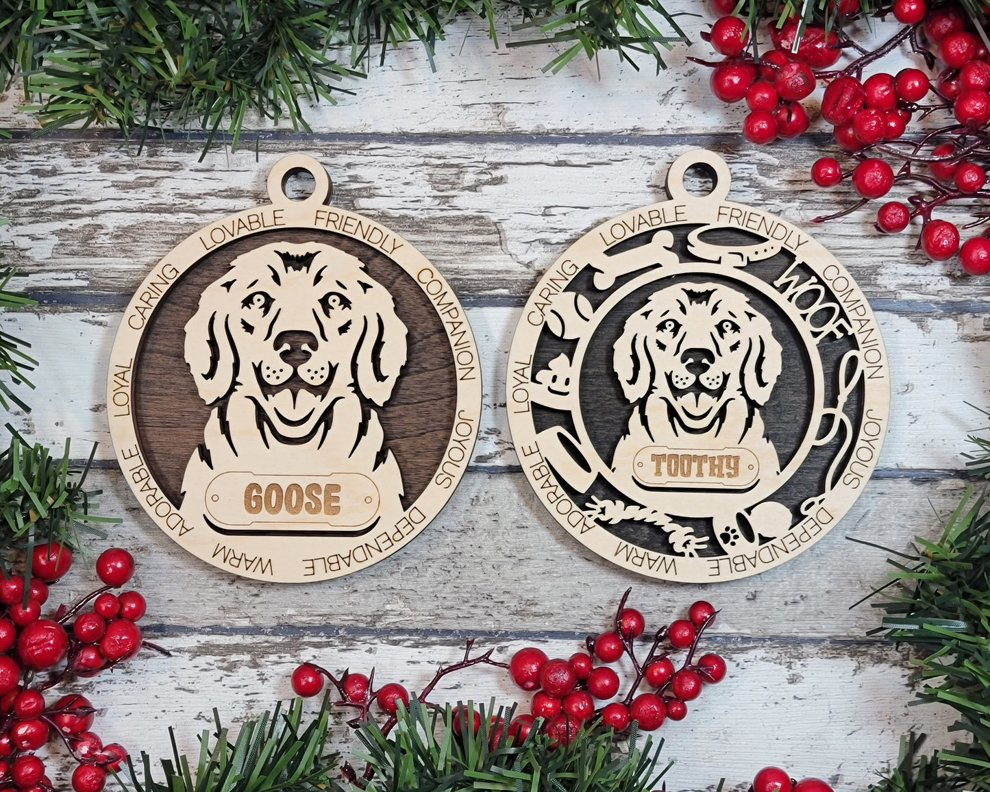 Adorable Dog Ornaments Pack 1