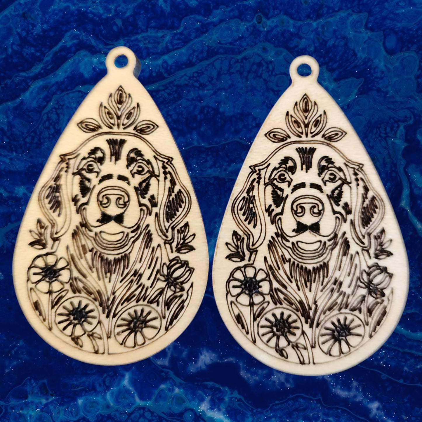 Golden Retriever Earrings