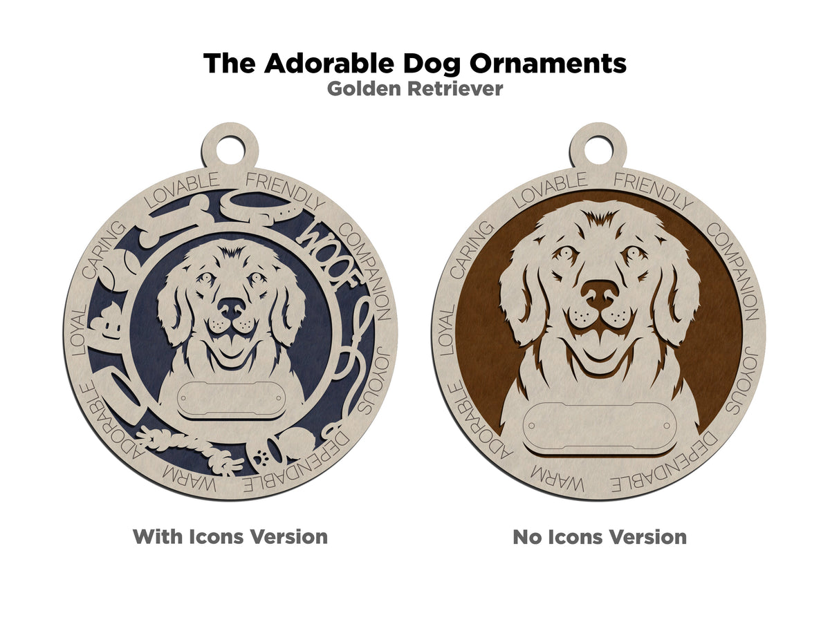 Golden Retriever Dog Ornament (81)