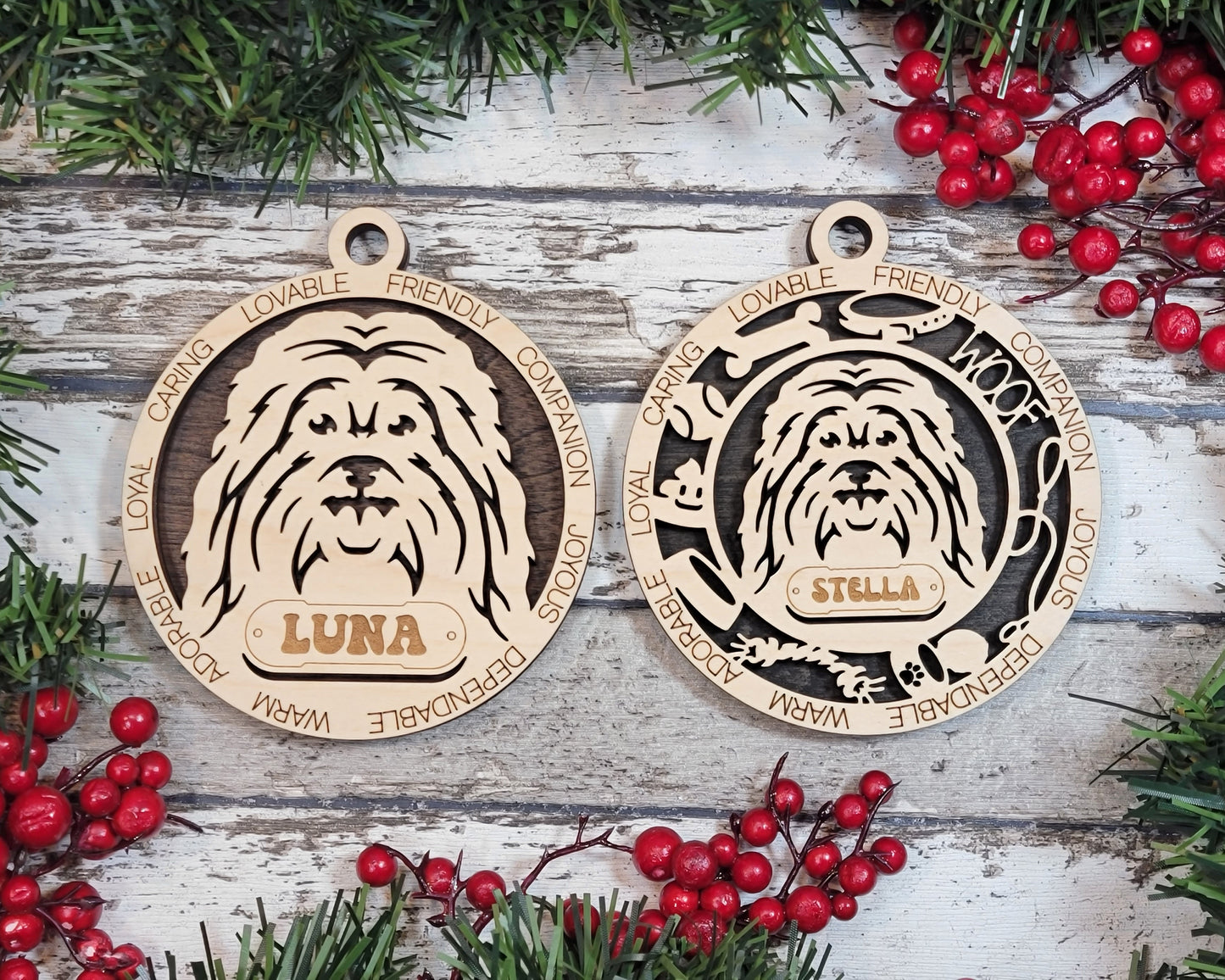 Adorable Dog Ornaments Pack 1