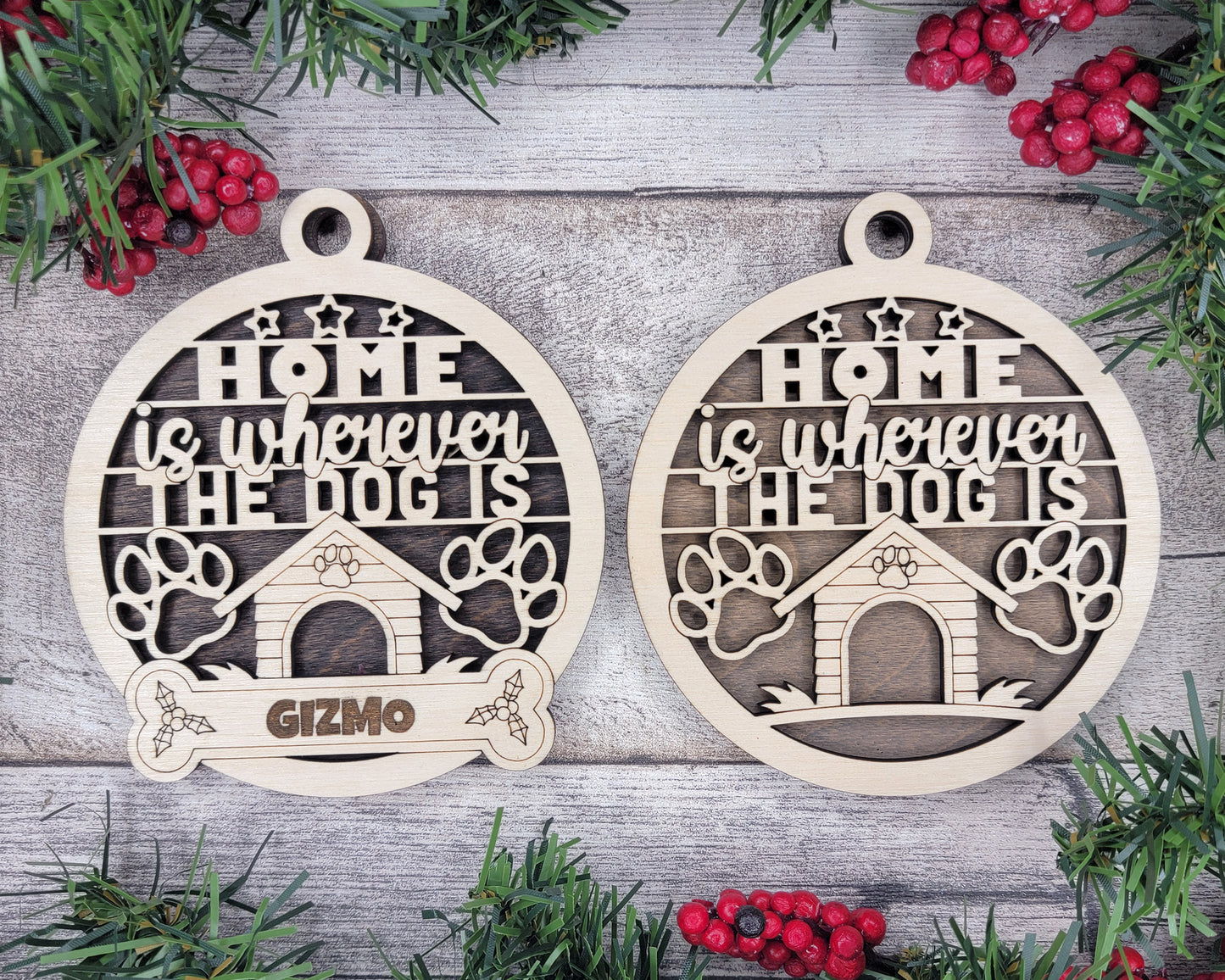 Pawsome Ornament - Home is Where the Dog Is