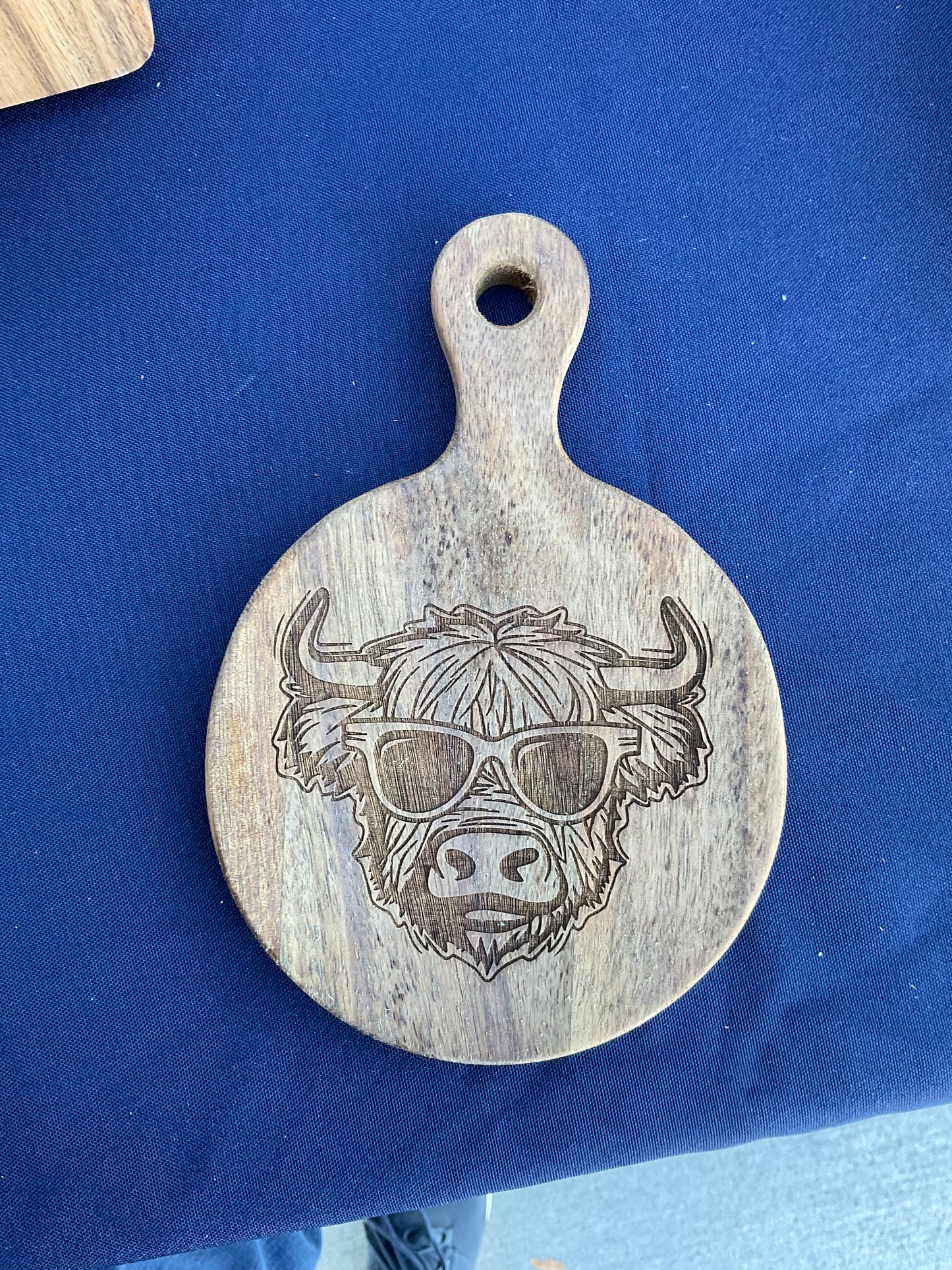 Highland Cow Serving Board