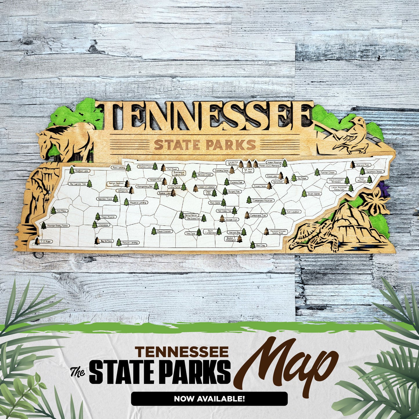 Tennessee State Park Map