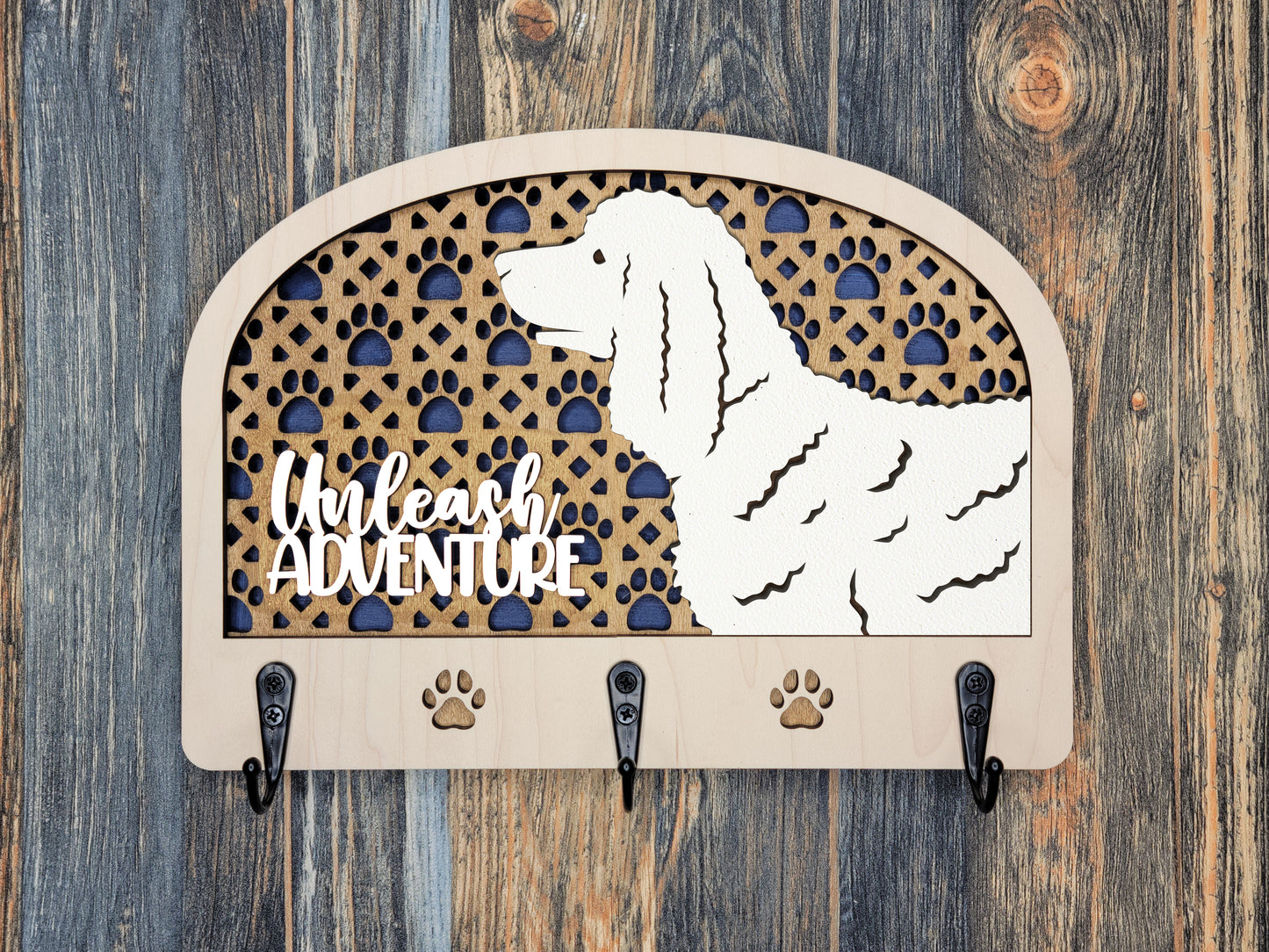 Irish Water Spaniel Leash Holder