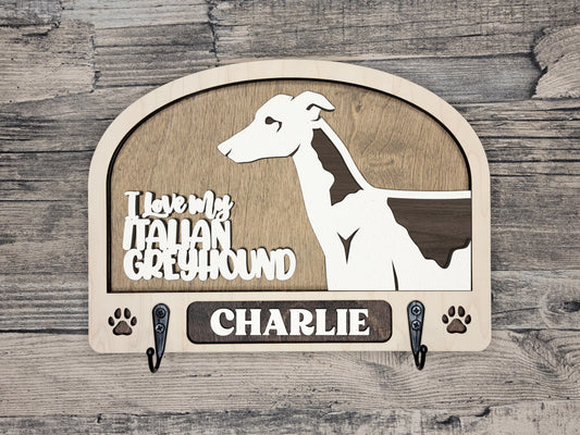 Italian Greyhound Leash Holder
