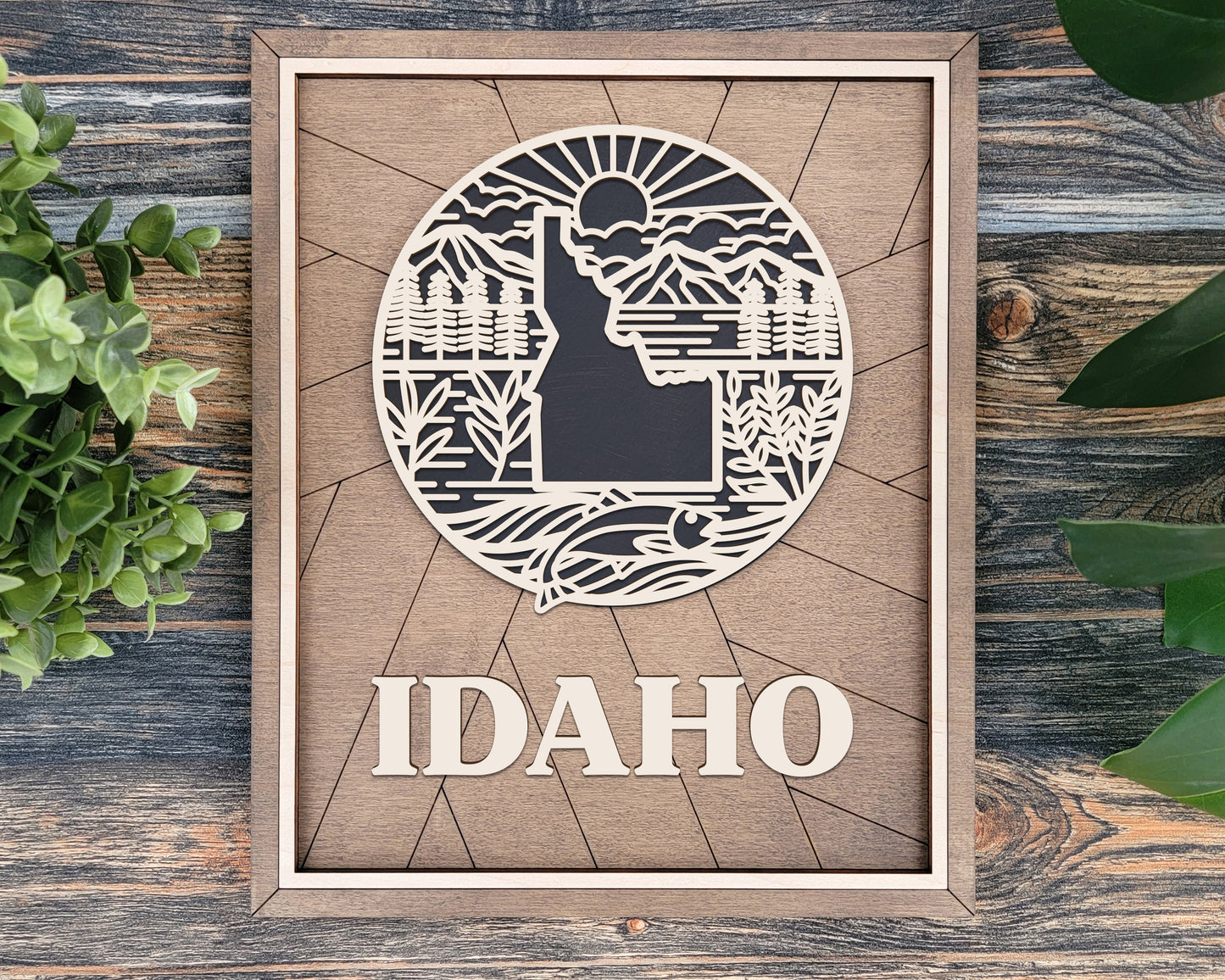 Idaho Heritage Frame Pop Sign