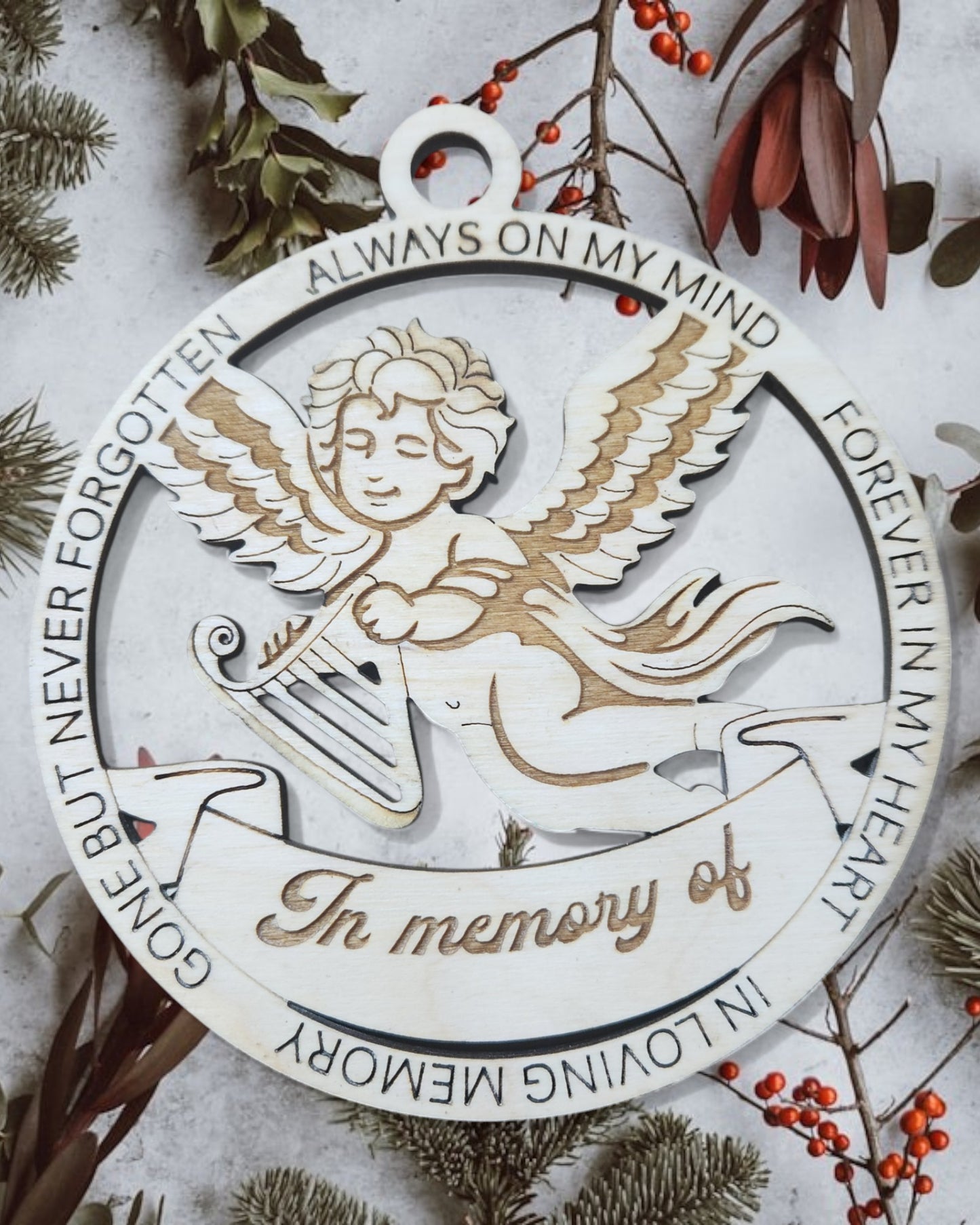 In Memory Angel Ornament