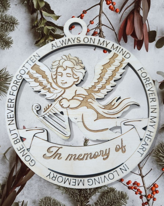 In Memory Angel Ornament