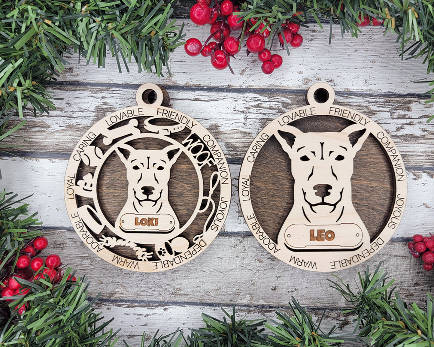 Adorable Dog Ornaments Pack 3
