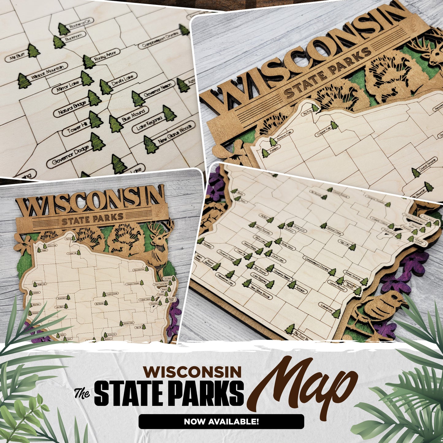 Wisconsin State Park Map