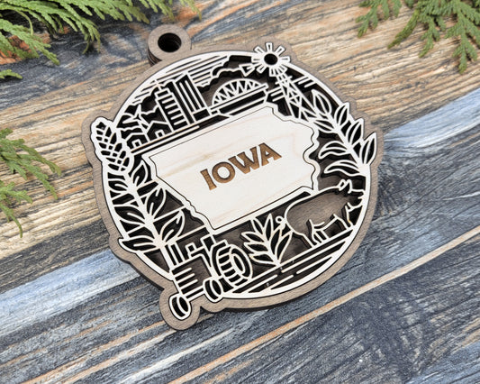 Iowa State Heritage Ornament