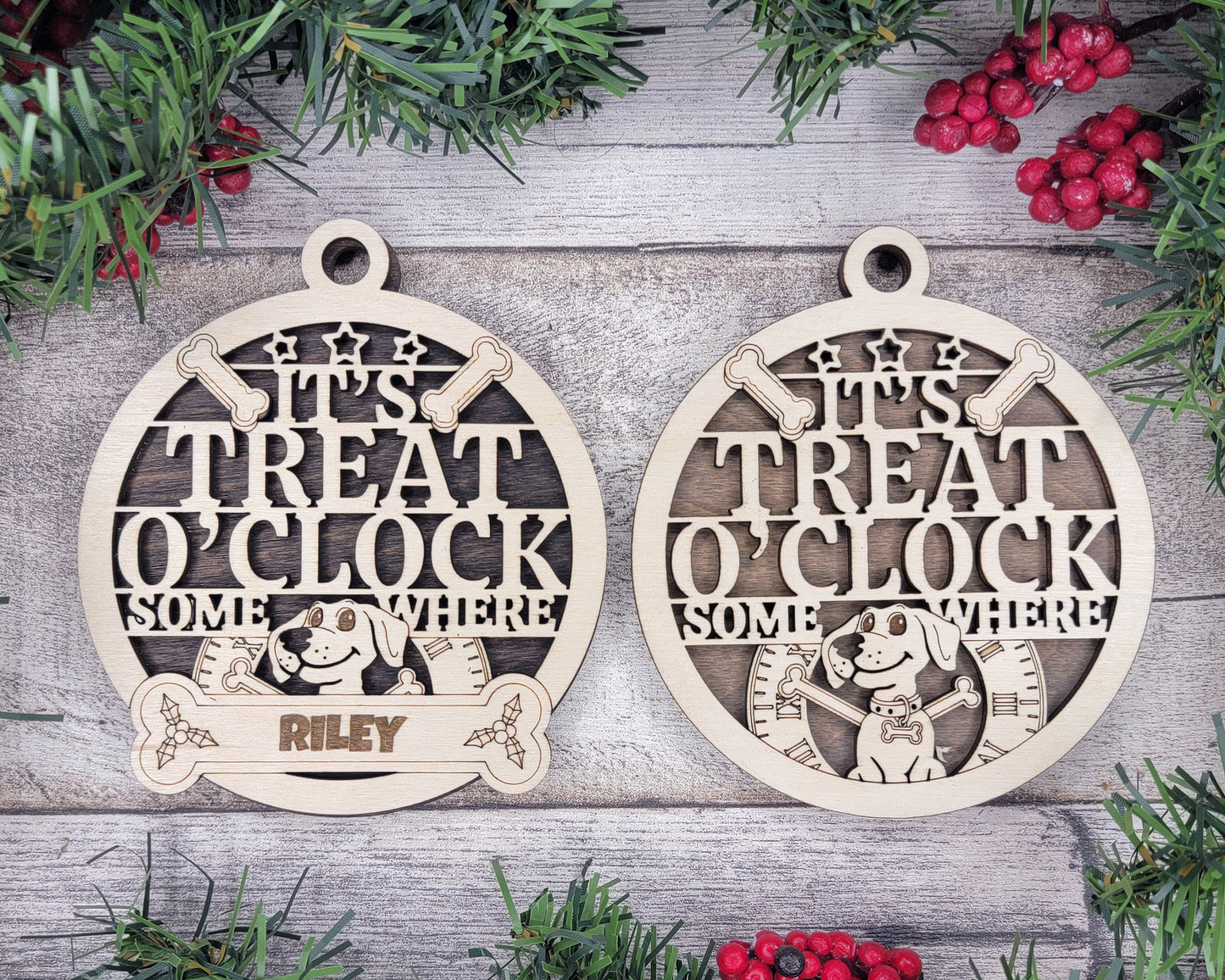 Pawsome Ornament - It's Treat O'clock Somewhere