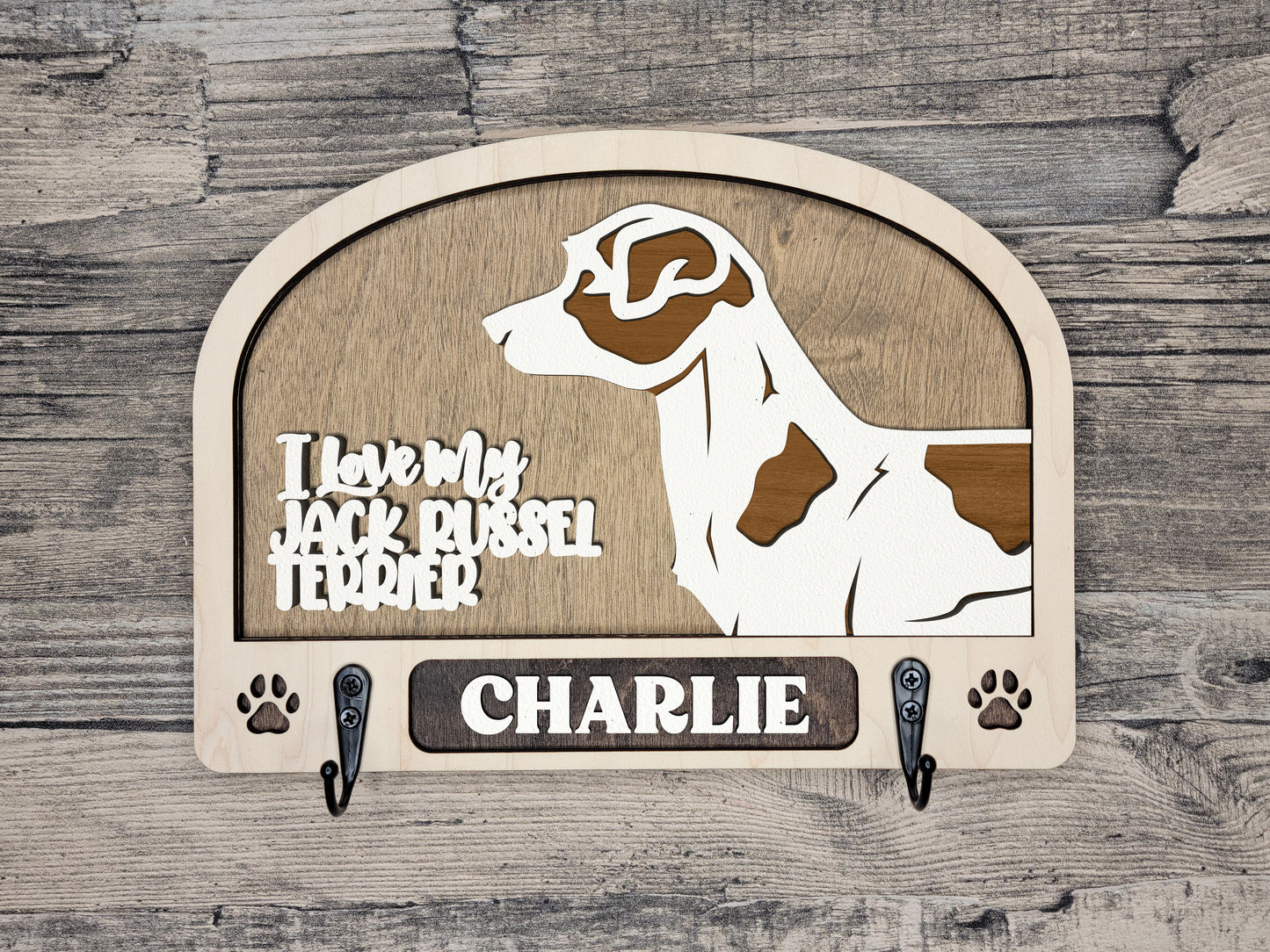 Jack Russel Terrier Leash Holder