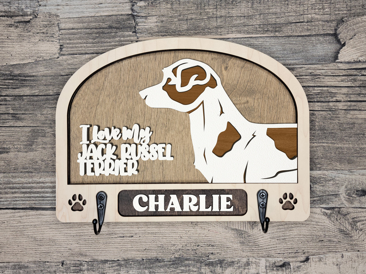 Jack Russel Terrier Leash Holder (No Beard) (72)