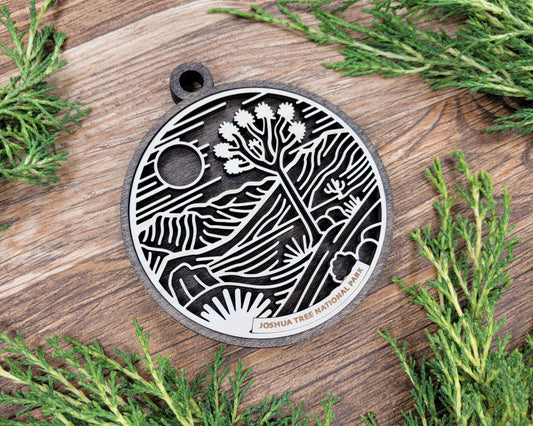 Joshua Tree National Park Line Art Ornament