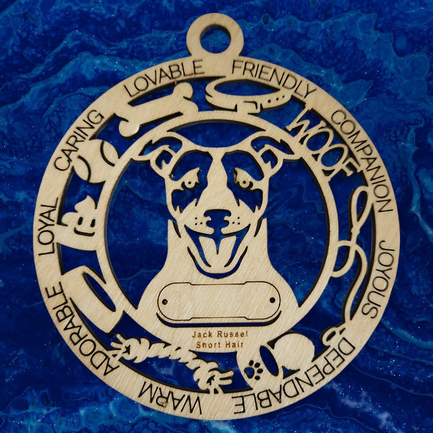 Jack Russel Shorthair Dog Ornament (93)