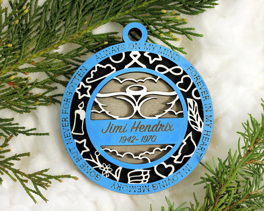 Wings In Memory Ornament