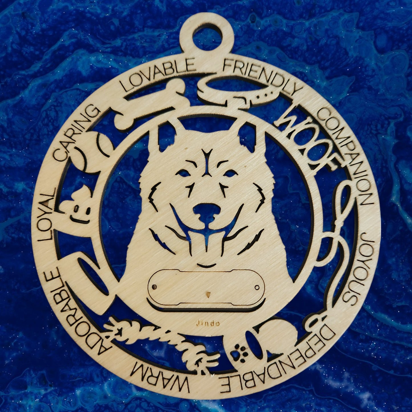 Jindo Dog Ornament