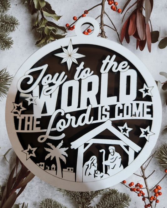 Jesus Series - Joy to the World the Lord is Come (Smoke Background)