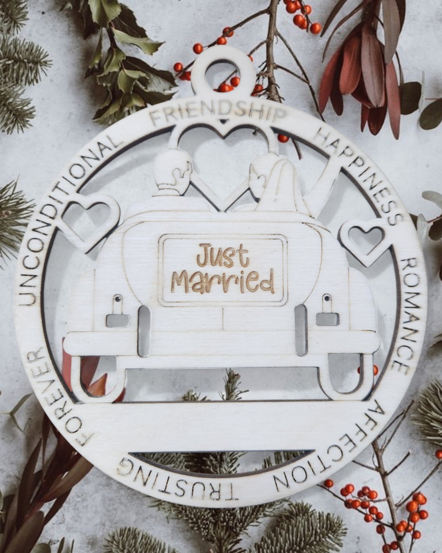 Just Married Ornament