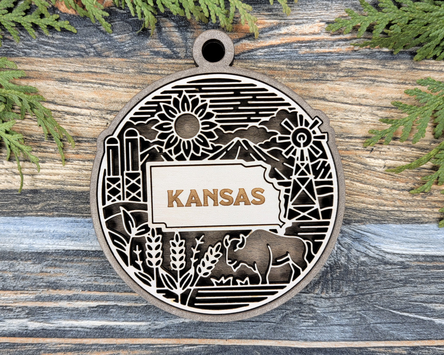 Kansas State Heritage Ornament