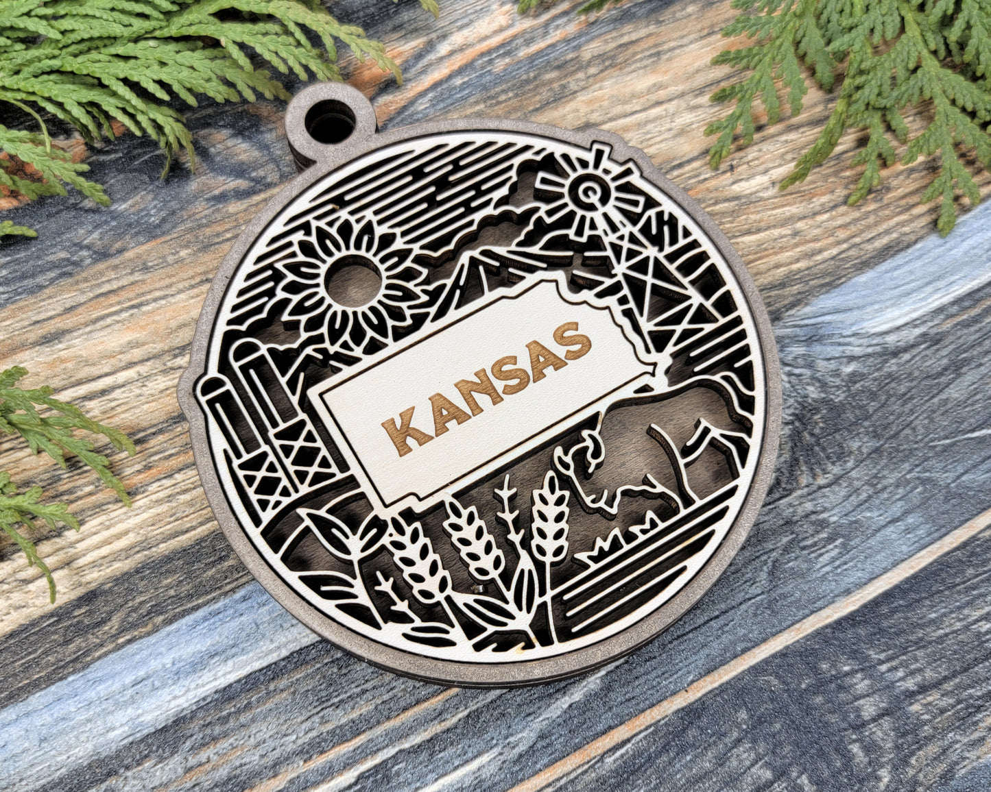 Kansas State Heritage Ornament