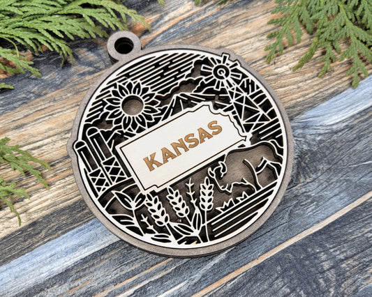 Kansas State Heritage Ornament