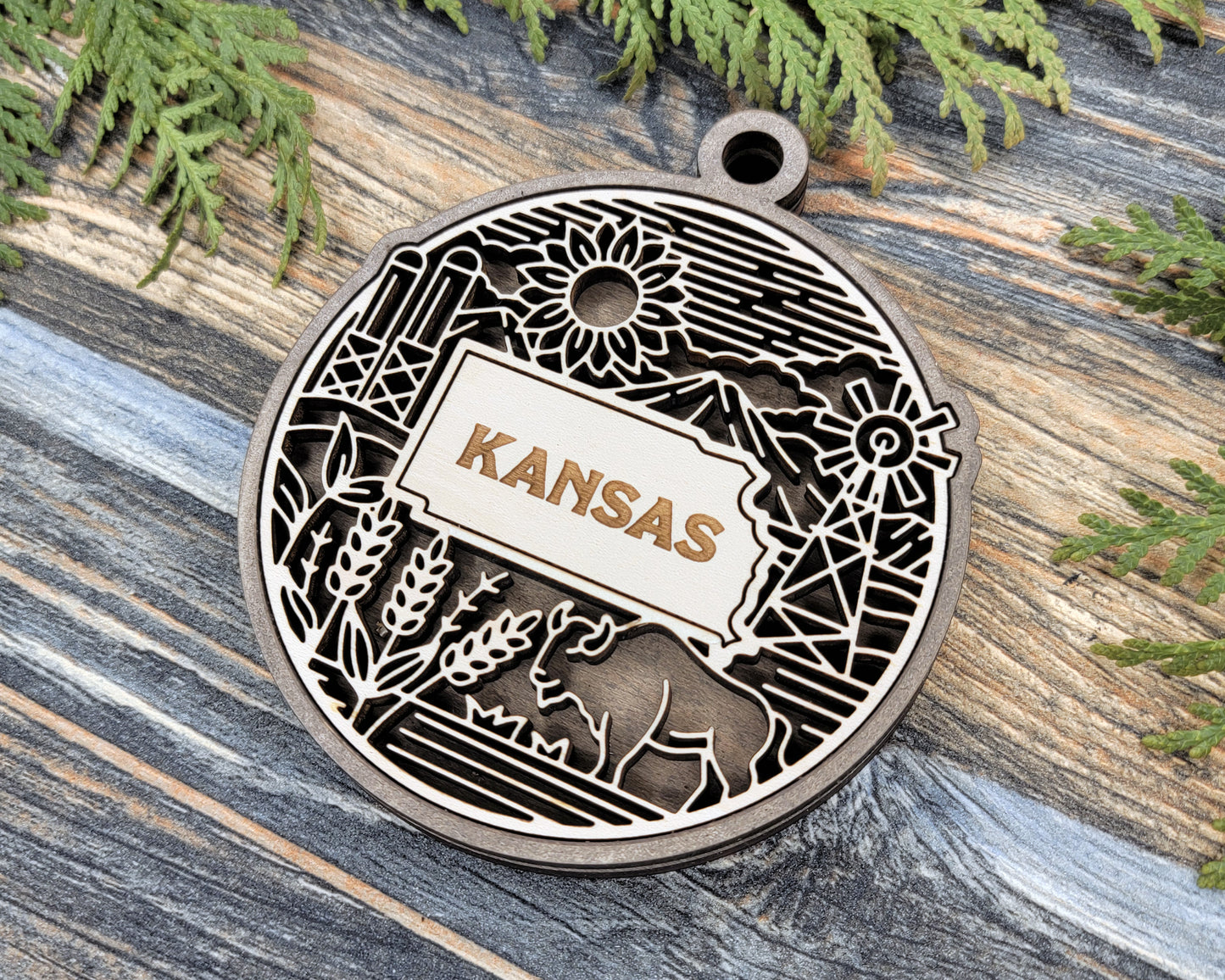 Kansas State Heritage Ornament