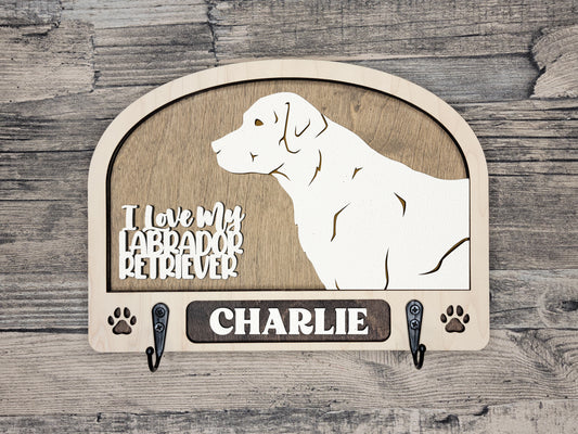 Labrador Retriever Leash Holder