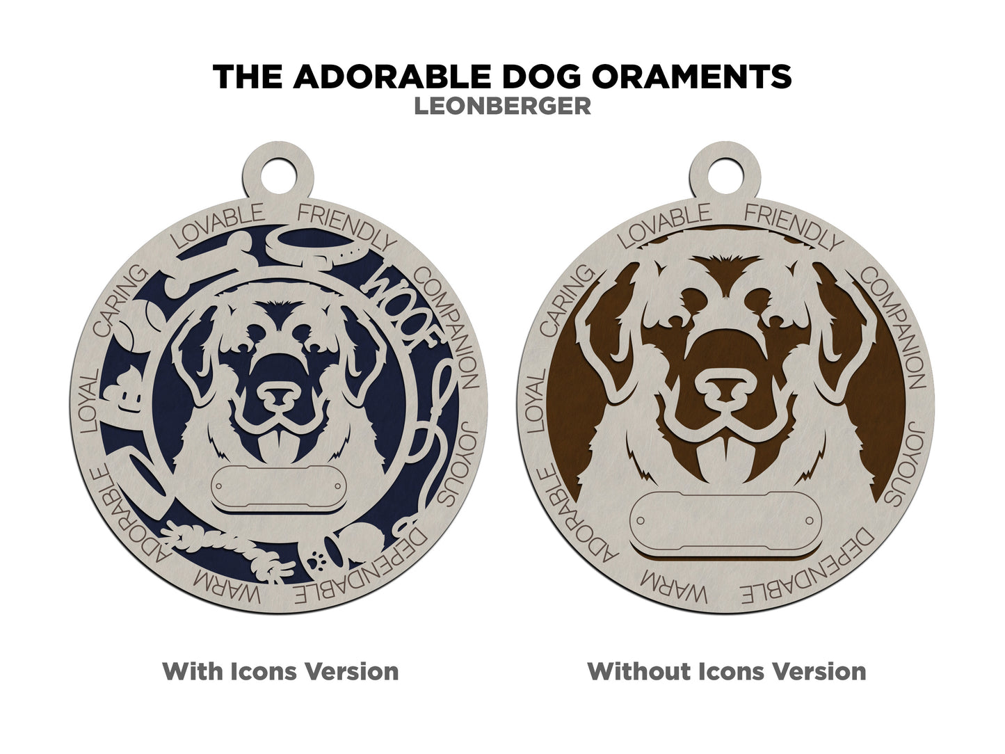 Leonberger Dog Ornament (100)