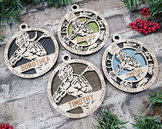 Stadium Series Ornament - Lacrosse