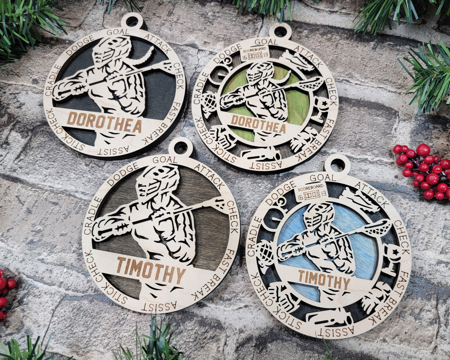 Stadium Series Ornament - Lacrosse