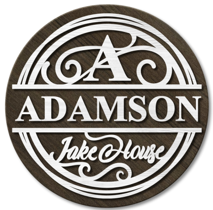 Lake House Personalized Home Signage