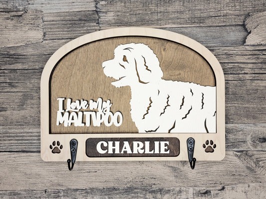 Maltipoo Leash Holder