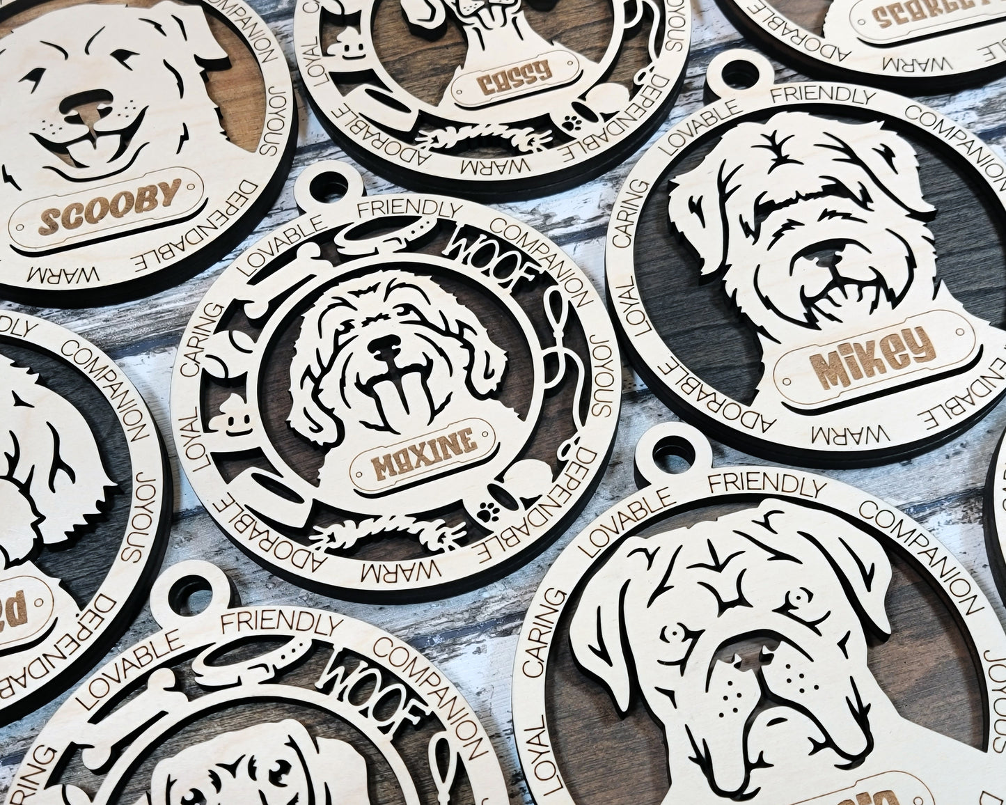 Adorable Dog Ornaments Pack 2