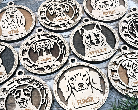 Adorable Dog Ornaments Pack 2