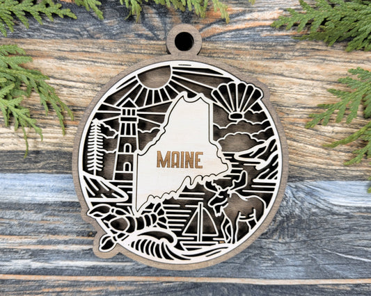Maine State Heritage Ornament