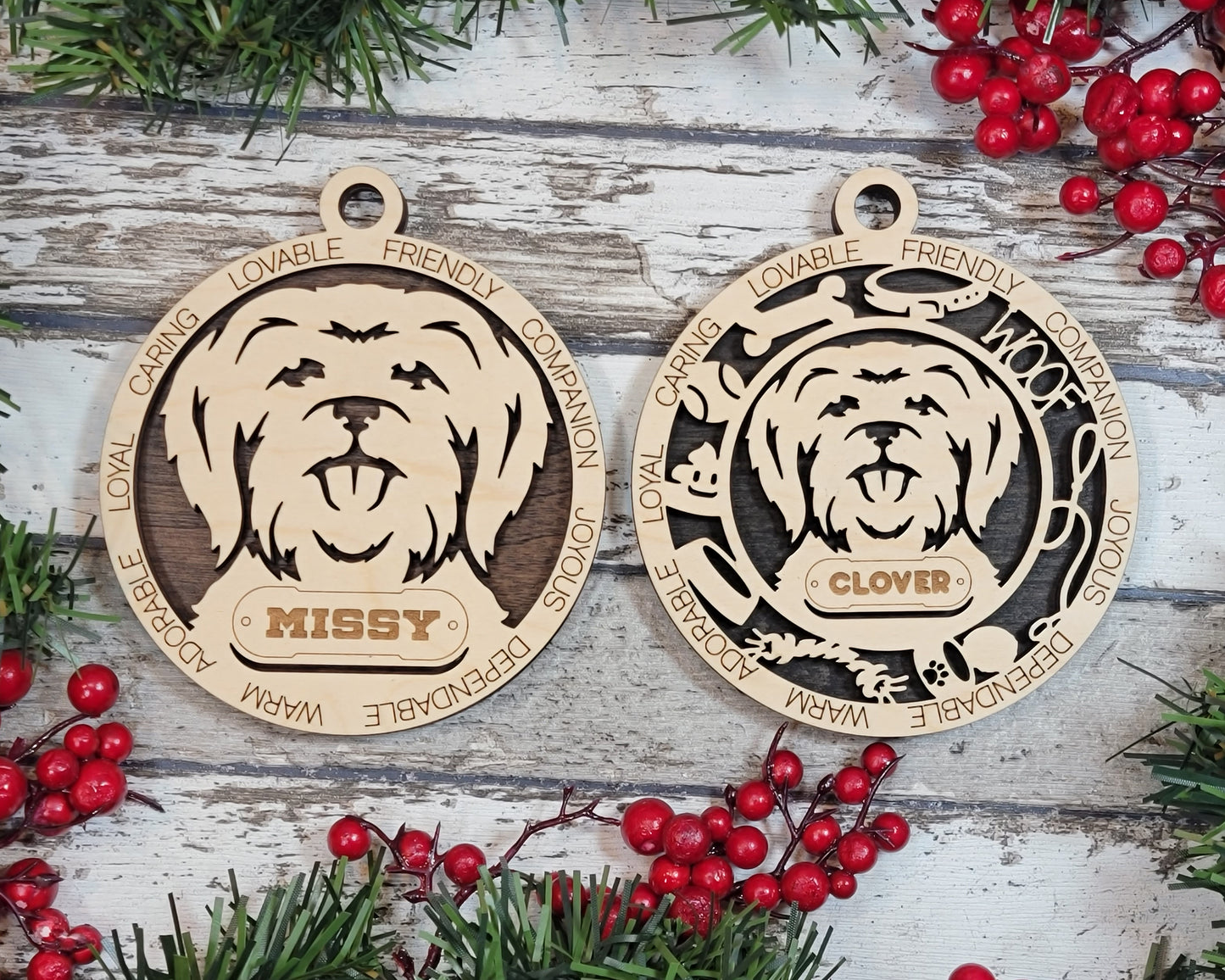 Adorable Dog Ornaments Pack 1