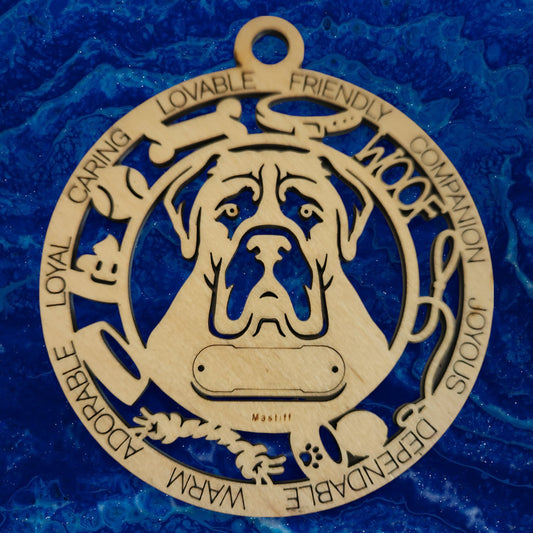 Mastiff Dog Ornament