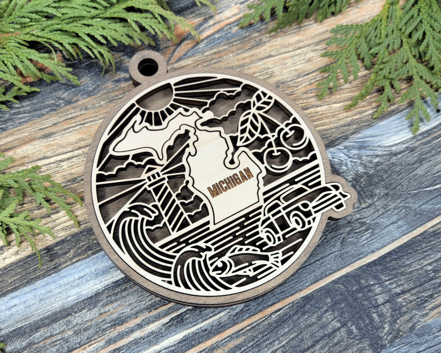 Michigan State Heritage Ornament