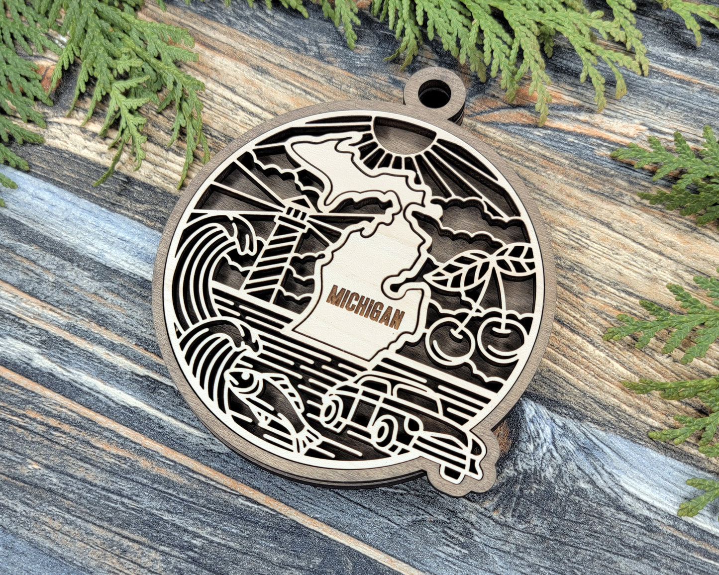 Michigan State Heritage Ornament