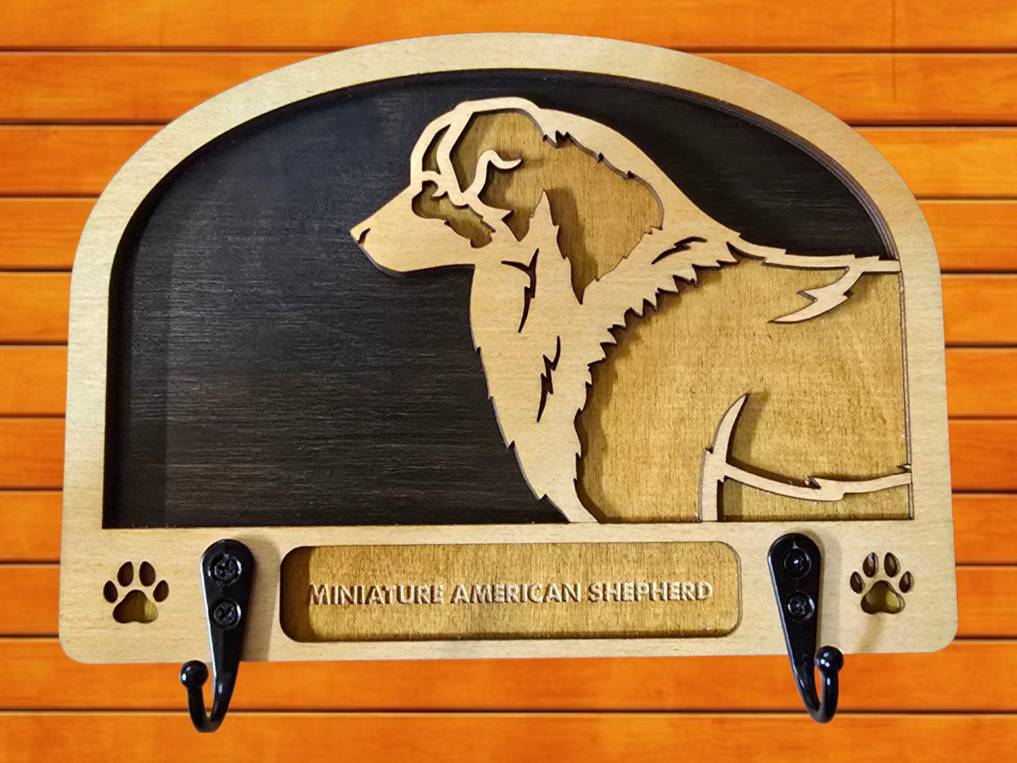 Miniature American Shepherd Leash Holder