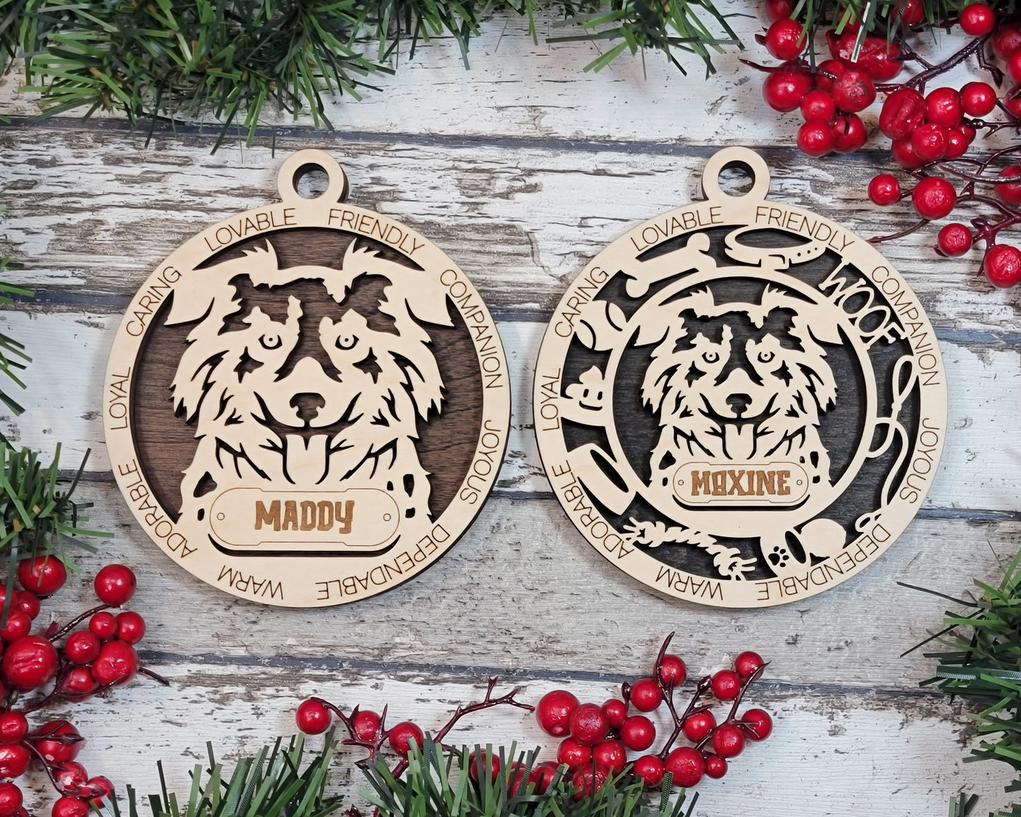 Adorable Dog Ornaments Pack 1