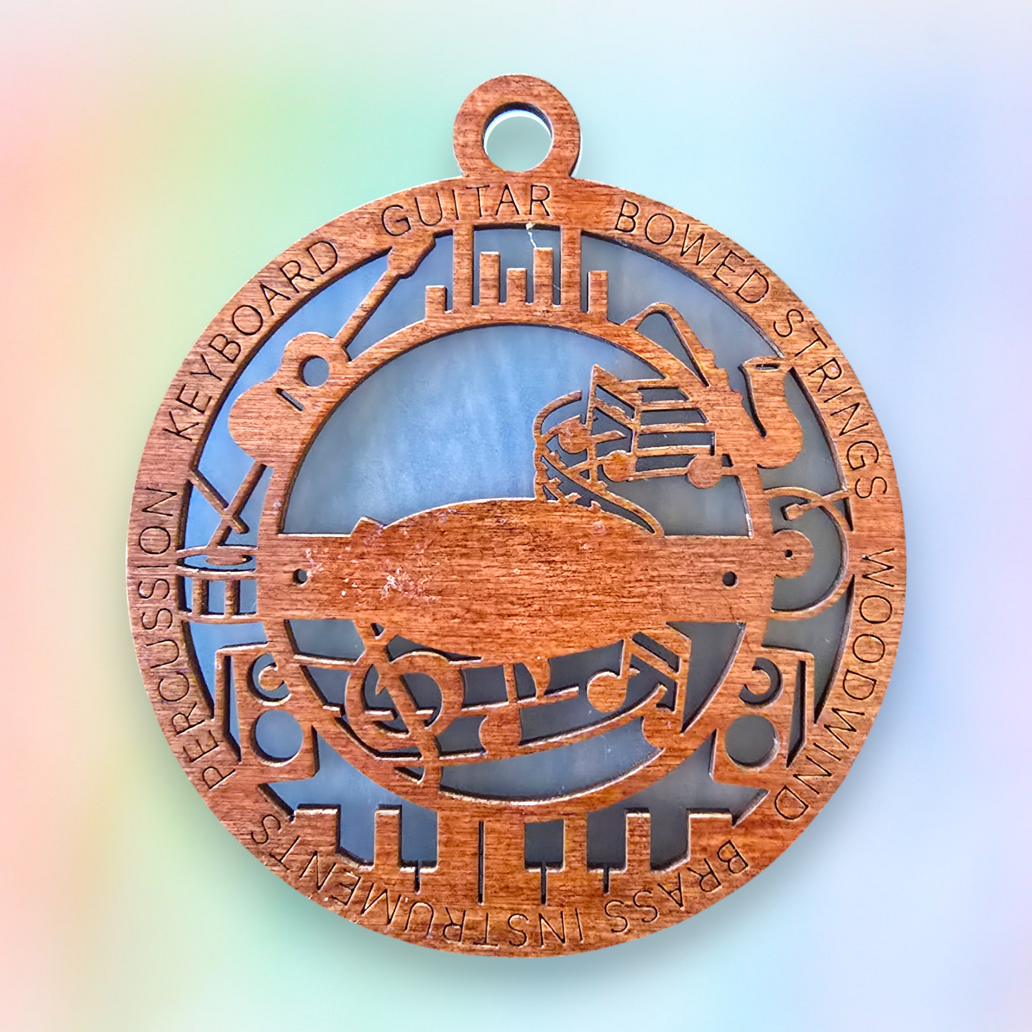 Music 1 Artful Ornament (Customizable)