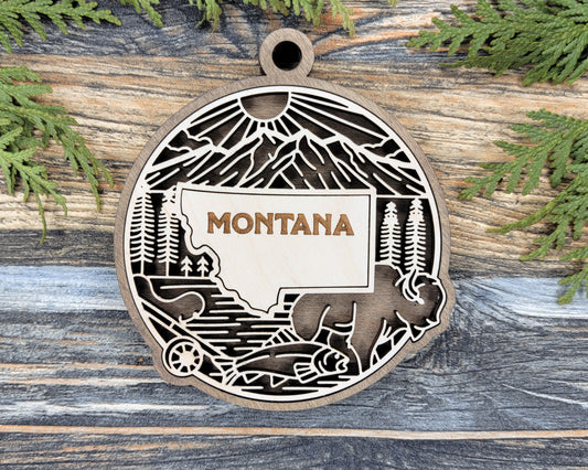 Montana State Heritage Ornament