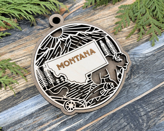 Montana State Heritage Ornament