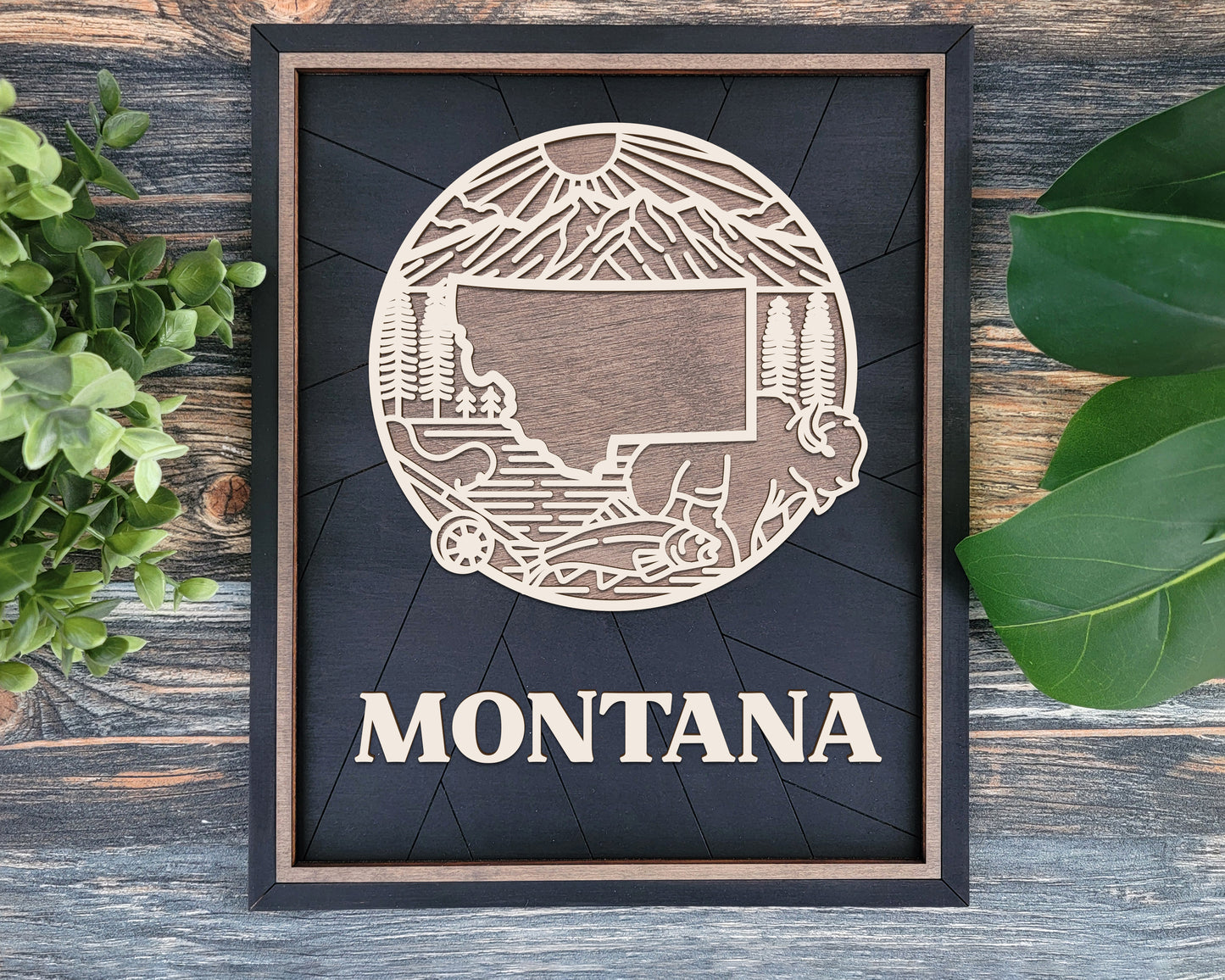 Montana Heritage Frame Pop Sign