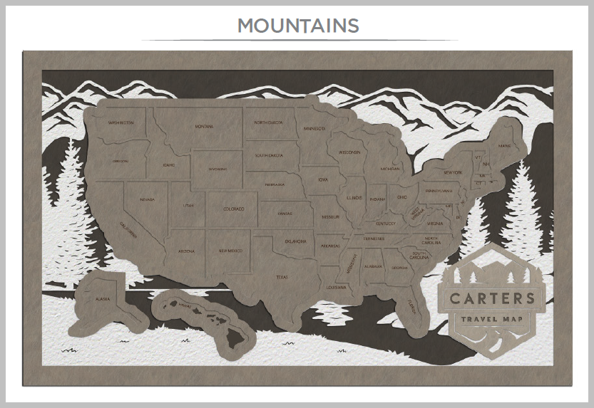Travel Tracking Map