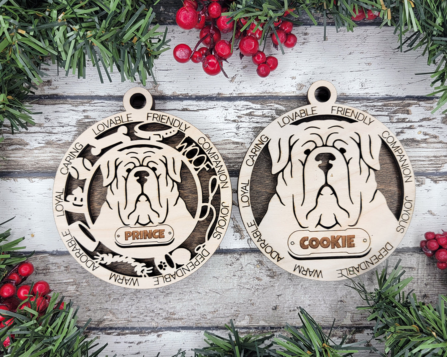 Adorable Dog Ornaments Pack 3